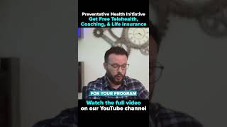 Get Free Telehealth Coaching amp Life Insurance  Preventative Health Initiative shorts [upl. by Fasa]