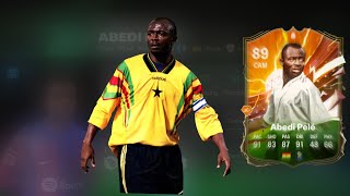 Abedi Pelé 89 Rated Is INSANE  Fc Mobile 24 [upl. by Meredeth]