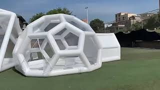 inflatable bubble house tent for camping and party wedding [upl. by Nnahteb]