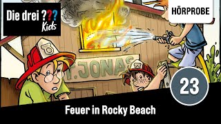 Die drei  Kids  Folge 23 Feuer in Rocky Beach  Hörprobe zum Hörspiel [upl. by Dodwell]