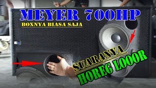 GSM MEYER SOUND SYSTIM SPEAKER 700HP ULTRA HIGH SUBWOFER [upl. by Godwin]