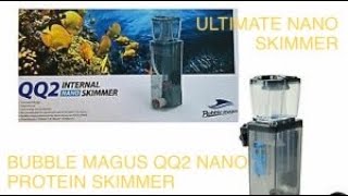 Bubble Magus Nano Protein Skimmer Review Nano Reef Tank [upl. by Yelsehc]