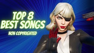 Top 8 BEST Noncopyrighted Songs for Fortnite Montages Clean [upl. by Sergu]