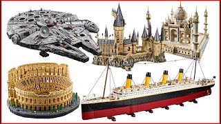 COMPILATION TOP 5 Biggest LEGO sets of All Time  Speed Build for Collectors  Titanic  Colloseum [upl. by Marsha]