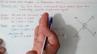 Theorem 61 Chapter6 Lines And Angles  Ncert Maths Class 9  Cbse [upl. by Regnig]