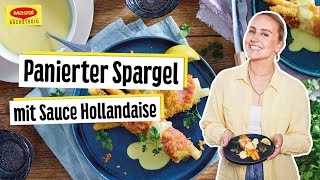 Panierter Spargel mit Sauce Hollandaise [upl. by Baylor921]