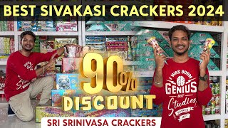 😮90 Discount💣Biggest Diwali sale is here💥Grab your favorite crackers from Sri Srinivasa Crackers [upl. by Nimocks146]