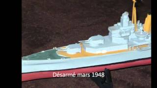 Maquette du croiseur lourd HMS Suffolk et du croiseur léger HMS Ajax échelle 1600 [upl. by Essirahc]