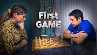 My First ever chess Game Against Grandmaster Hikaru Nakamura on Camera [upl. by Aholla]