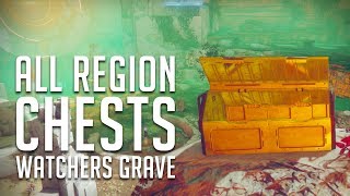 ALL Watchers Grave Nessus Region Gold Chest Locations  Destiny 2 [upl. by Candi369]