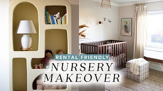 DIY Nursery Makeover for CassieeMUA 👶🏻 Rental Friendly amp Gender Neutral [upl. by Sulihpoeht]