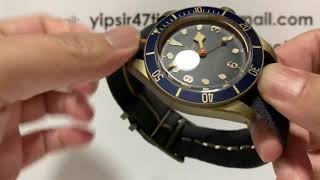 TUDOR BLACK BAY BRONZE BUCHERER 寶齊萊版 [upl. by Saum]