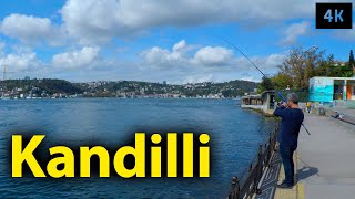 Kandilli neighborhood  walking tour 2021  Istanbul 4k [upl. by Mattson]