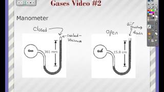 gases video 2  Finding Pressure Using Barometers and Manometers [upl. by Keefe579]