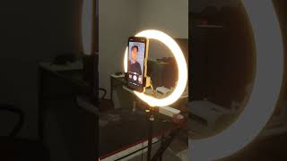 Alat buat ngonten atau live streaming  1 paket tripod dan ring light cuma 50 ribuan aja [upl. by Willie75]