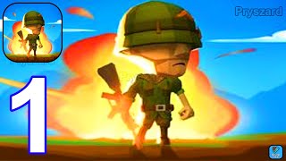 Tiny Artillery  Gameplay Walkthrough Part 1 Tiny Army War Commander Base Defense Android iOS [upl. by Ciaphus]