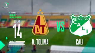 Deportes Tolima Vs Deportivo Cali  EN VIVO [upl. by Aelhsa]