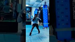 All lead hand Punch Combo boxing boxingmitts boxingworkout bagwork fitness weightloss [upl. by Spence]