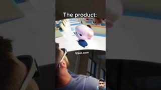 Worlds smallest 4K headset Visorcomtech vr technology virtualreality bossbaby [upl. by Ferguson555]