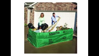 WM Bagster 606Gallon Capacity Dumpster In A Bag Can Fit Up To 3300 Lbs  Overview [upl. by Skiba]