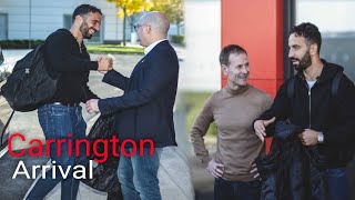 Ruben Amorim first Carrington arrival  meeting with Man United staff [upl. by Nihhi197]