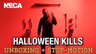 NECA Halloween Kills Ultimate Micheal Myers Figure UnboxingReview  StopMotion [upl. by Tarsuss]