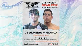 Daniel de Almeida vs Alex Franca  World Championship Grappling  11924 [upl. by Manus]