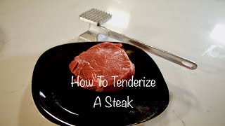 Steak TENDERIZING EXPERIMENT  Whats the best way to TENDERIZE steaks [upl. by Nimajnab]