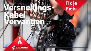 Zo vervang je een Versnellingskabel op je MTB  Fix je Fiets [upl. by Enaxor452]