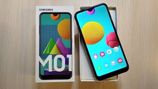 SAMSUNG GALAXY M01 Unboxing [upl. by Sral]