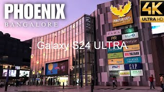 Phoenix Market City Bangalore Walking Tour 4K  Samsung S24 ULTRA [upl. by Croft]