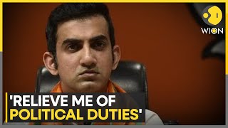 India Gautam Gambhir not to contest Lok Sabha elections from BJP  Lok Sabha Polls 2024  WION [upl. by Gipson]