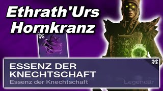 EhrathUrs Hornkranz  Essenz der Knechtschaft  Traumbrecher  Destiny 2 Shadowkeep  anima mea [upl. by Ardehs]