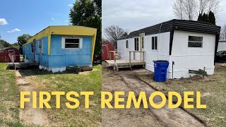 Mobile home remodel my first remodel [upl. by Nalra]