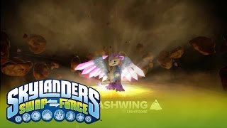 Meet the Skylanders LightCore Flashwing l SWAP Force l Skylanders [upl. by Derdle]