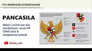 MATERI PANCASILA INI PASTI MASUK DALAM SOAL SKD CPNS 2024 [upl. by Adnolrehs]