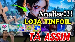 LOJA DO TINFOIL FREE  LOTADA DE JOGOS ANALISE [upl. by Blackstock]