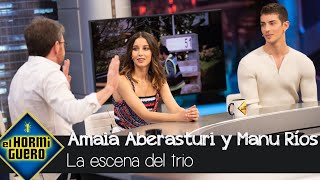 Amaia Aberasturi y Manu Ríos cuentan cómo fue grabar el trío en La edad de la ira  EL Hormiguero [upl. by Ethben347]