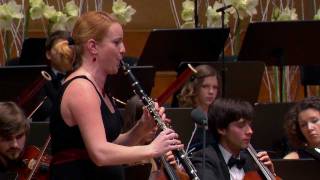 WAMozart Clarinet concerto in A major K622 with Nadja Drakslar [upl. by Rutter858]