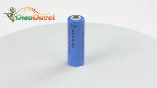 UltraFire LC17500 1300mAh 36V Liion Battery from Dinodirectcom [upl. by Ihcelek]