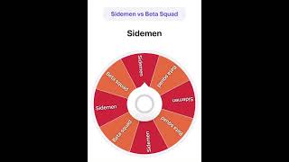 Sidemen vs Beta Squad spinthewheel sidemen betasquad [upl. by Odel]