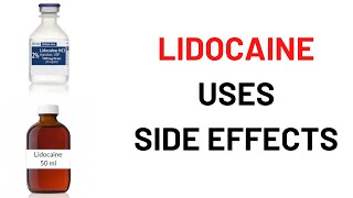 LIDOCAINE Xylocaine USES AnesthesiaSide EffectsToxicity Cream Patch Elimination MOA [upl. by Ehtiaf]