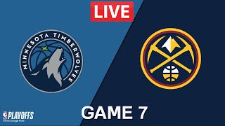 Minnesota Timberwolves vs Denver Nuggets GAME 7 LIVE 2K [upl. by Gnourt]