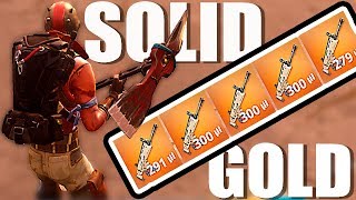 НОВ МОД  SOLID GOLD  Fortnite [upl. by Atinnod754]