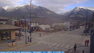 Main Street Livecam Canmore Alberta [upl. by Laup260]