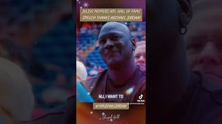 JULIUS PEPPERS NFL HALL OF FAME SPEECH THANKS MICHAEL JORDAN [upl. by Bruner113]