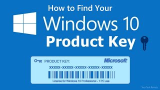 How to Find Your Windows 10 Product Key Using the Command Prompt [upl. by Naehs]