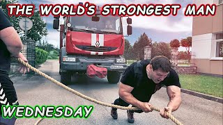 One Week With Worlds Strongest man Big Z Wednesday [upl. by Needan476]