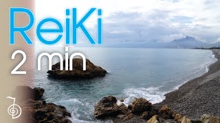 REIKI music with bell every 2 minutes Natural concentration Reiki Healing [upl. by Domph845]