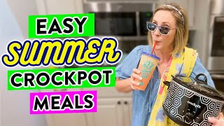 EASY CROCKPOT MEALS You Need to Make This SUMMER  Family Dinners That Wont Heat Up Your Kitchen [upl. by Eecart123]